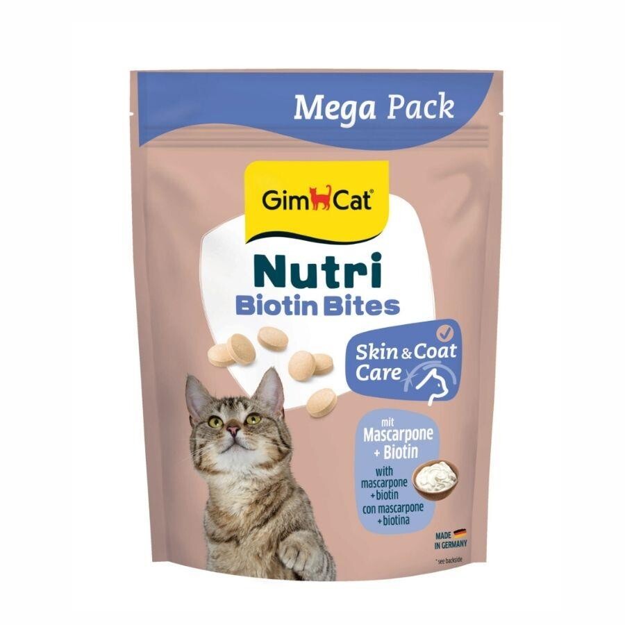 Gimcat Nutri Skin Coat Biyotinli Mascarpone Peynirli Kedi Ödül Tableti 425 GR | SRC: Barcode: 4002064419695